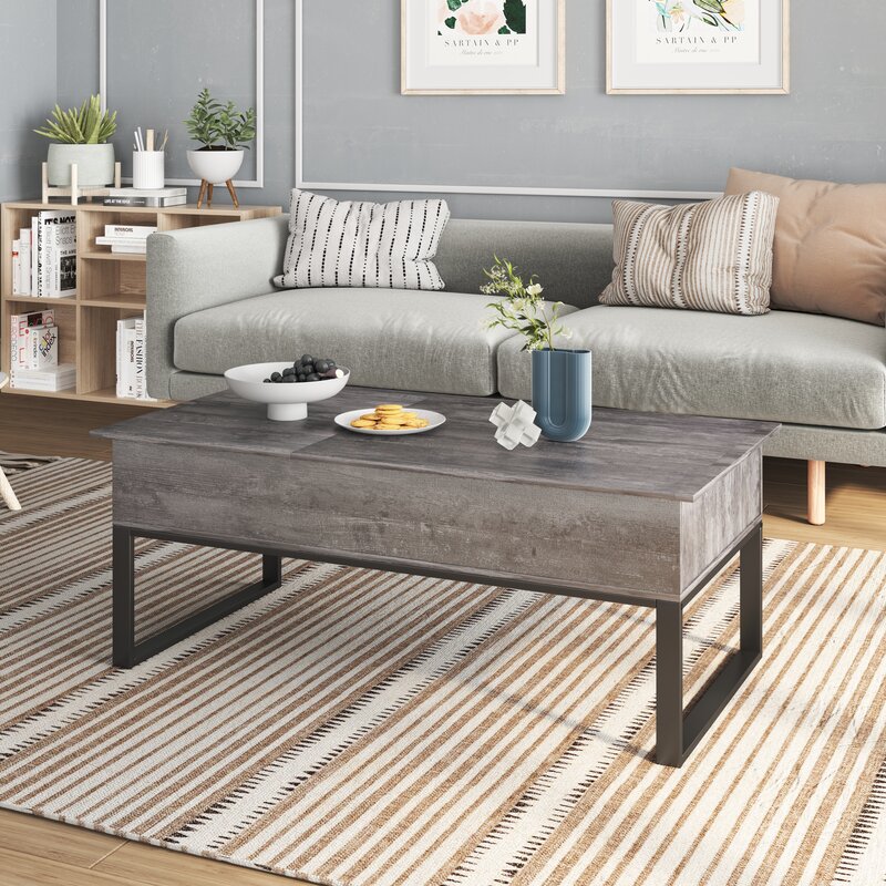 YITAHOME Lift Top Extendable Sled Coffee Table With Storage Wayfair